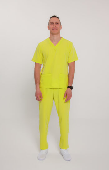 Komplet Medyczny Męski Light - Lemon Yellow - Scrubsheep