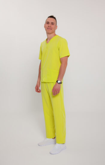 Komplet Medyczny Męski Light - Lemon Yellow - Scrubsheep
