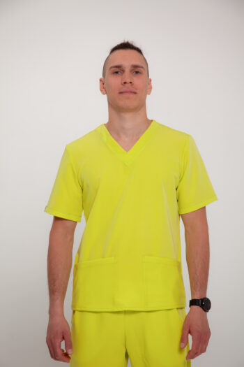 Komplet Medyczny Męski Light - Lemon Yellow - Scrubsheep