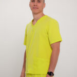 Bluza Medyczna Męska Light - Lemon Yellow - Scrubsheep