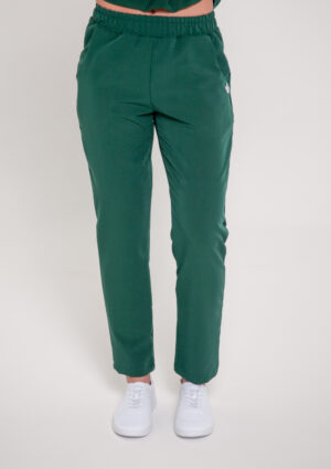 Spodnie Medyczne Damskie Light - Bottle Green - Scrubsheep