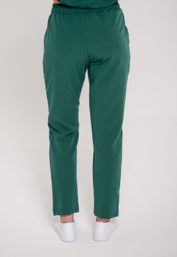 Spodnie Medyczne Damskie Light - Bottle Green - Scrubsheep