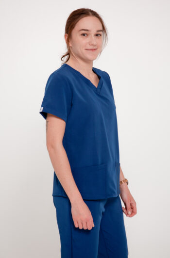 Bluza Medyczna Damska Light - Midnight Blue - Scrubsheep