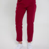 Spodnie Medyczne Damskie Light - Wine Red - Scrubsheep