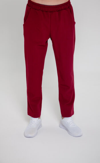 Spodnie Medyczne Męskie Light - Wine Red - Scrubsheep