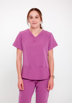 Bluza Medyczna Damska Light - Ash Pink - Scrubsheep