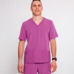 Bluza Medyczna Męska Light - Ash Pink - Scrubsheep