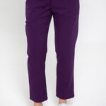 Spodnie Medyczne Damskie Comfy Straight - Plum Violet - Scrubsheep
