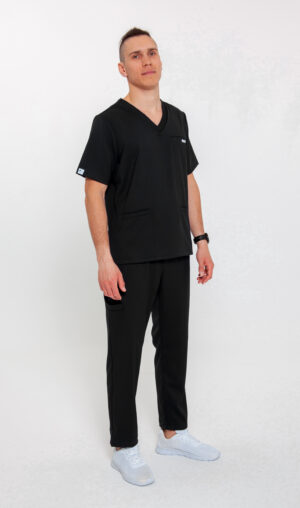 Komplet Medyczny Męski Comfy Straight - Midnight Black (Kopia) - Scrubsheep