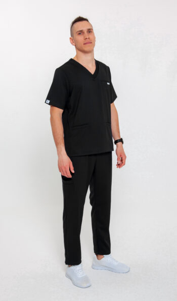 Komplet Medyczny Męski Comfy Straight - Midnight Black (Kopia) - Scrubsheep