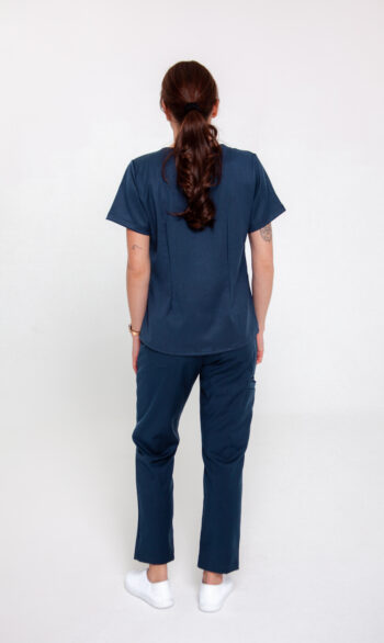 Komplet Medyczny Damski Comfy Straight - Navy Blue - Scrubsheep
