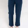 Spodnie Medyczne Damskie Comfy Straight - Navy Blue - Scrubsheep