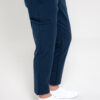 Spodnie Medyczne Damskie Comfy Straight - Navy Blue - Scrubsheep
