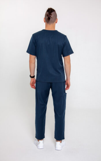 Komplet Medyczny Męski Comfy Straight - Navy Blue - Scrubsheep