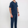 Spodnie Medyczne Męskie Comfy Straight - Navy Blue - Scrubsheep