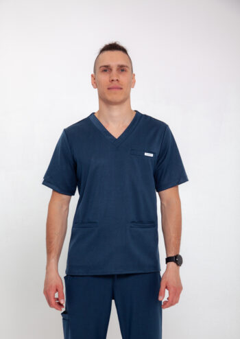 Komplet Medyczny Męski Comfy Straight - Navy Blue - Scrubsheep