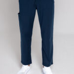 Spodnie Medyczne Męskie Comfy Straight - Navy Blue - Scrubsheep