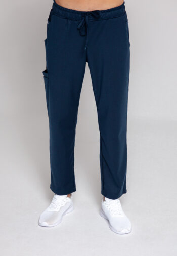 Spodnie Medyczne Męskie Comfy Straight - Navy Blue - Scrubsheep