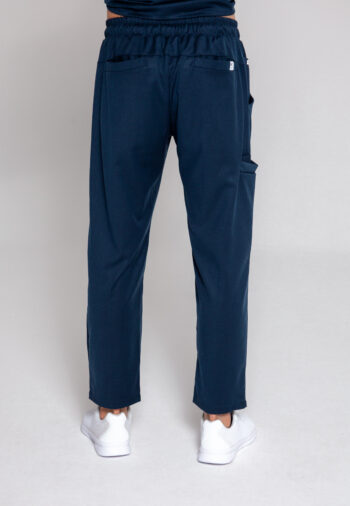 Spodnie Medyczne Męskie Comfy Straight - Navy Blue - Scrubsheep
