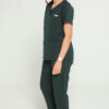 Spodnie Medyczne Damskie Comfy Straight - Pine Green - Scrubsheep