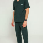 Komplet Medyczny Męski Comfy Straight - Pine Green - Scrubsheep