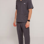 Komplet Medyczny Męski Comfy Straight - Shadow Grey - Scrubsheep