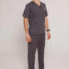 Spodnie Medyczne Męskie Comfy Straight - Shadow Grey - Scrubsheep