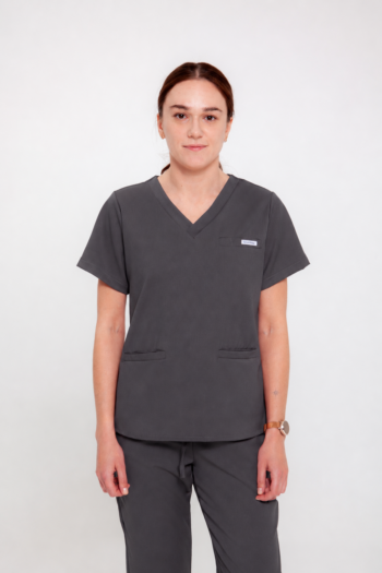 Bluza medyczna Damska – Shadow Grey – Scrubsheep