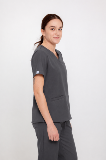 Bluza medyczna Damska – Shadow Grey – Scrubsheep