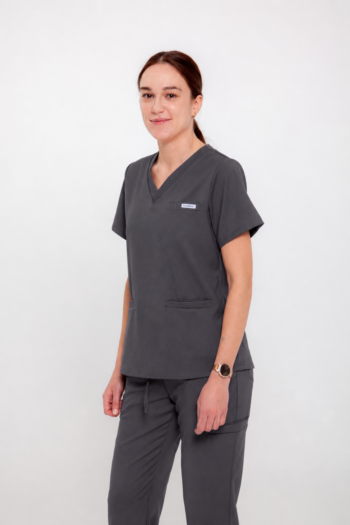 Bluza medyczna Damska – Shadow Grey – Scrubsheep