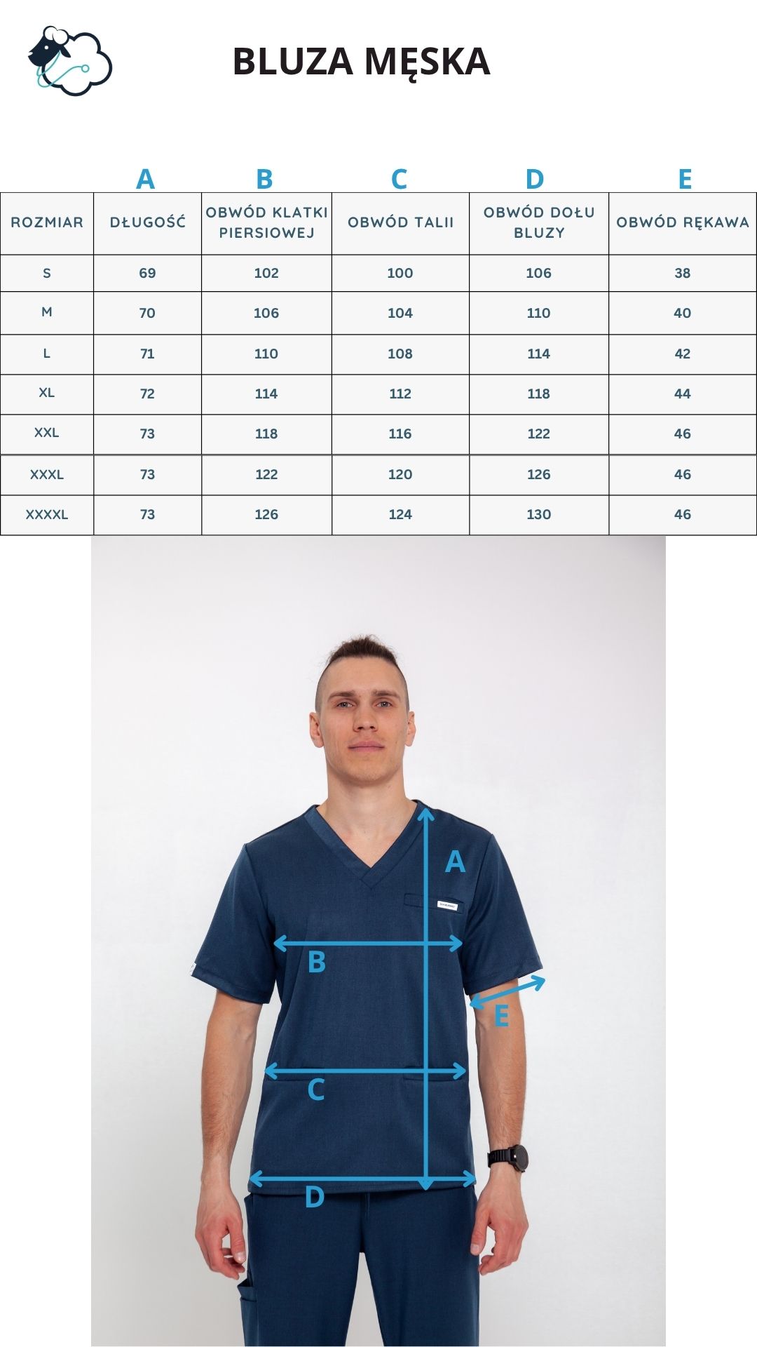 Rozmiarówka bluza męska Scrubsheep
