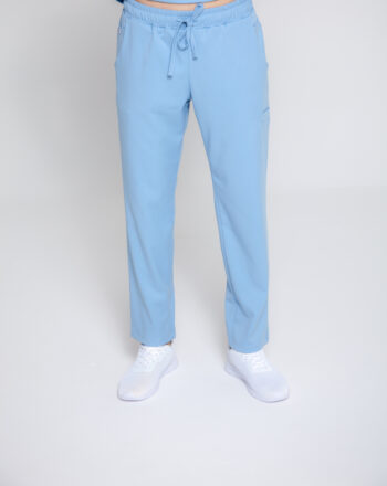 Spodnie Medyczne Męskie Comfy Straight - Baby Blue 2.0
